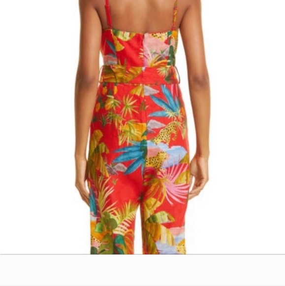 Farm Rip Linen Jumpsuit - Read Description (small damage) - Picture 6 of 6